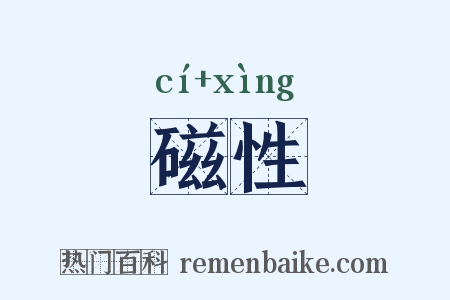 磁性是什么意思的图片